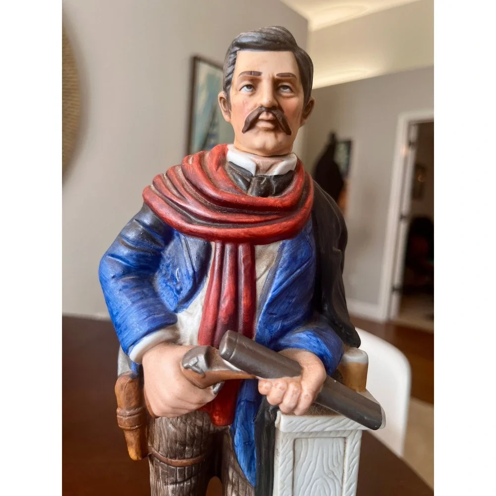 McCormick Doc Holliday Bourbon Decanter OS Multi Excellent 1977 Gunfighter Porc